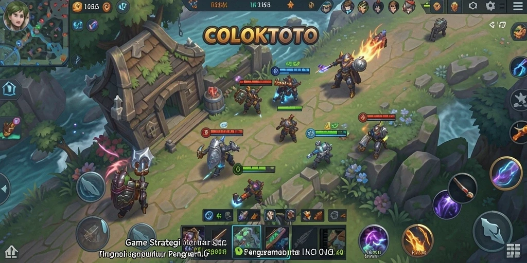 Tangkapan layar COLOKTOTO menampilkan aksi pertempuran seru dari gameplay SLG.
