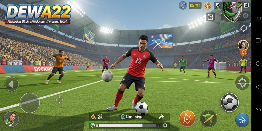 Tampilan menarik dalam gameplay <strong>DEWA22</strong> menunjukkan aksi olahraga yang mendebarkan.
