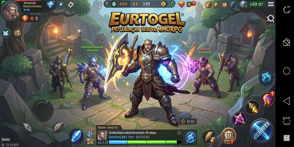 Gameplay seru dan menantang dalam dunia MMORPG.