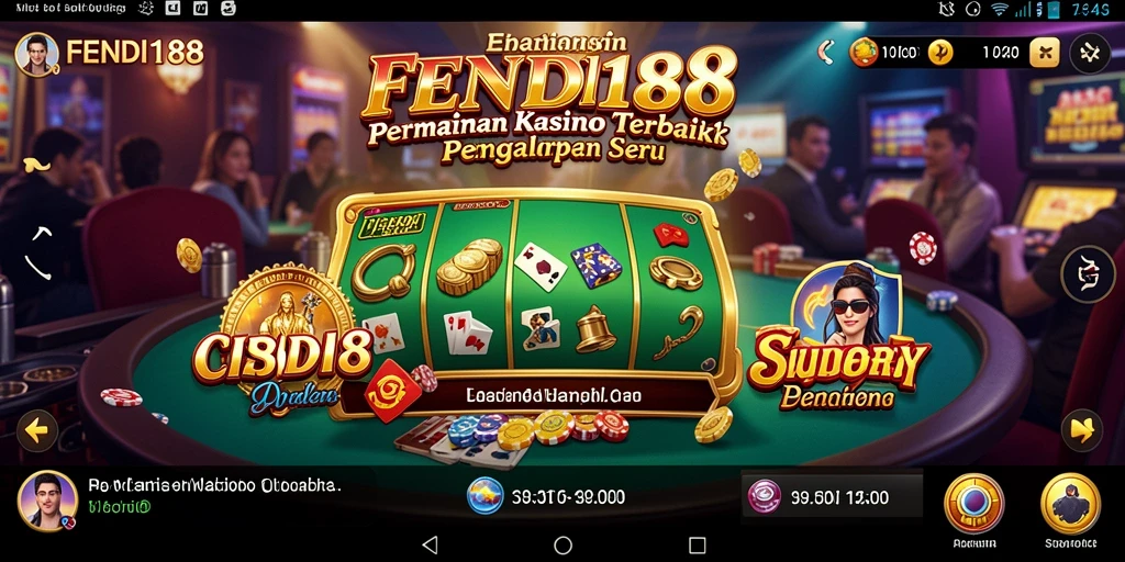 Tampilan gameplay kasino yang mengasyikkan dan mendebarkan.