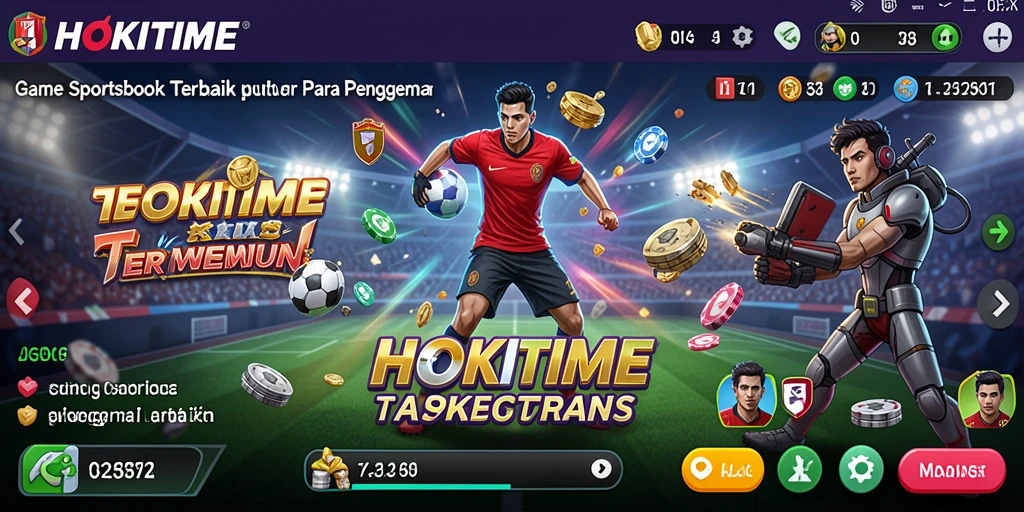 Tampilan menarik dari gameplay HOKITIME dalam taruhan olahraga.