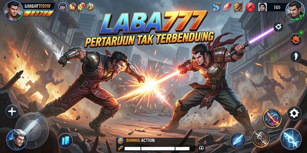 Tampilan gameplay LABA777 yang intens dan penuh aksi.
