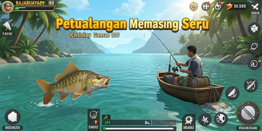Tangkapan ikan yang fantastis dalam gameplay RAJABUAYA89.