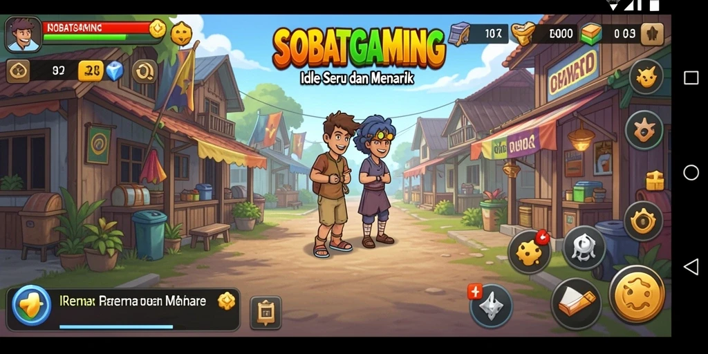 Tampilan gameplay SOBATGAMING yang menarik dan interaktif.