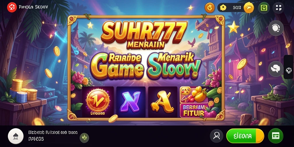 Tampilan gameplay Slot yang menarik dan interaktif di SUHU777.
